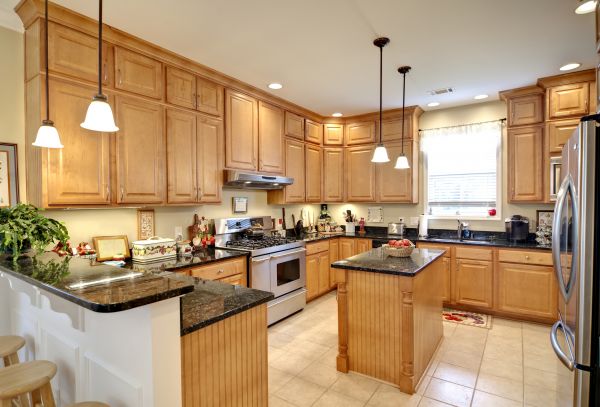 Maple Kitchen Cabinet Repair in Albany